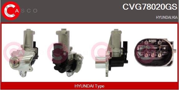 Casco CVG78020GS - Клапан повернення ОГ autocars.com.ua