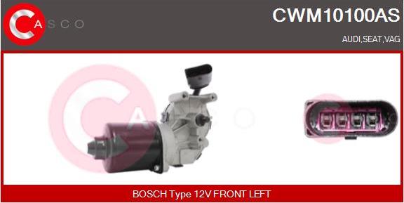 Casco CWM10100AS - Двигун склоочисника autocars.com.ua