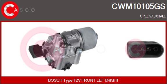 Casco CWM10105GS - Двигатель стеклоочистителя avtokuzovplus.com.ua