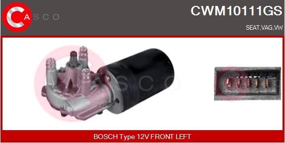 Casco CWM10111GS - Двигатель стеклоочистителя avtokuzovplus.com.ua