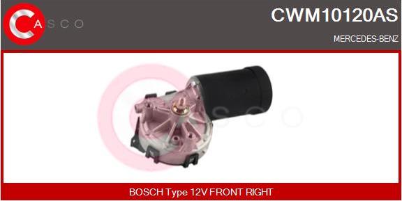 Casco CWM10120AS - Двигун склоочисника autocars.com.ua