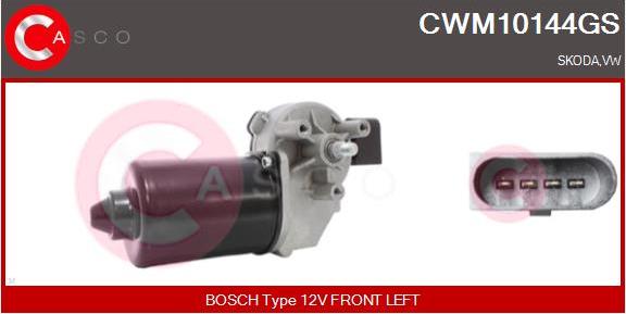 Casco CWM10144GS - Двигатель стеклоочистителя avtokuzovplus.com.ua