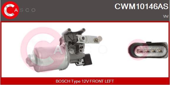 Casco CWM10146AS - Двигатель стеклоочистителя avtokuzovplus.com.ua