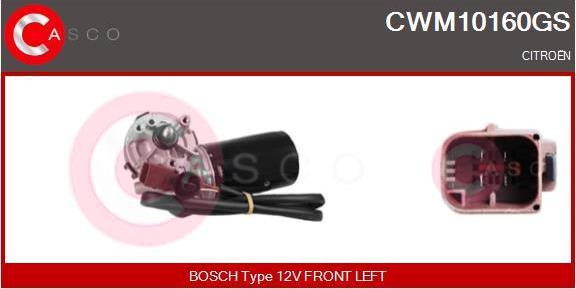 Casco CWM10160GS - Двигун склоочисника autocars.com.ua