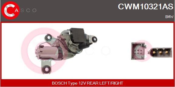 Casco CWM10321AS - Двигун склоочисника autocars.com.ua