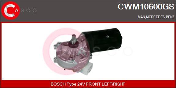 Casco CWM10600GS - Двигун склоочисника autocars.com.ua