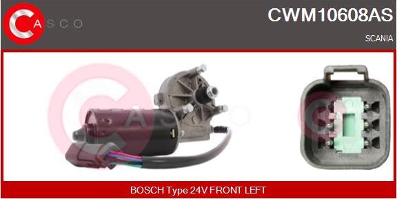 Casco CWM10608AS - Двигун склоочисника autocars.com.ua