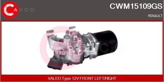 Casco CWM15109GS - Двигатель стеклоочистителя avtokuzovplus.com.ua