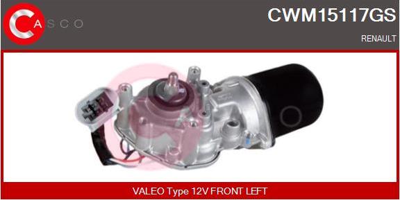 Casco CWM15117GS - Двигатель стеклоочистителя avtokuzovplus.com.ua