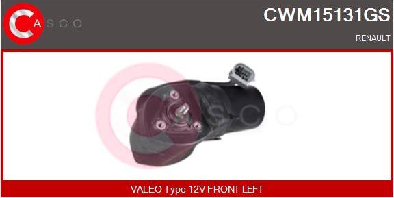 Casco CWM15131GS - Двигун склоочисника autocars.com.ua