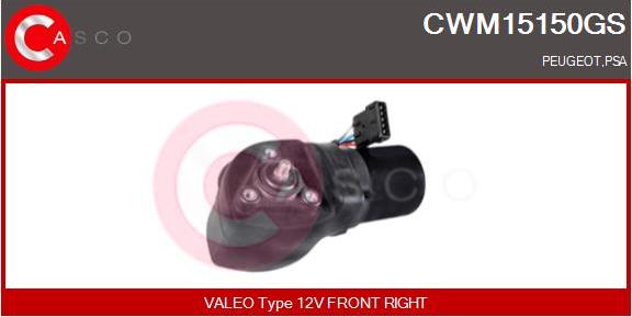 Casco CWM15150GS - Двигатель стеклоочистителя avtokuzovplus.com.ua