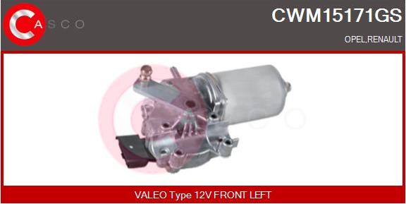 Casco CWM15171GS - Двигатель стеклоочистителя avtokuzovplus.com.ua