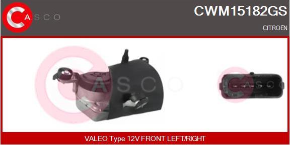 Casco CWM15182GS - Двигун склоочисника autocars.com.ua