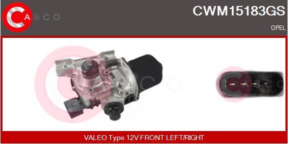 Casco CWM15183GS - Двигатель стеклоочистителя avtokuzovplus.com.ua