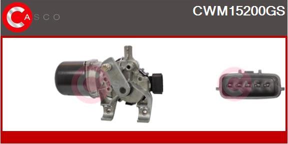 Casco CWM15200GS - Двигун склоочисника autocars.com.ua