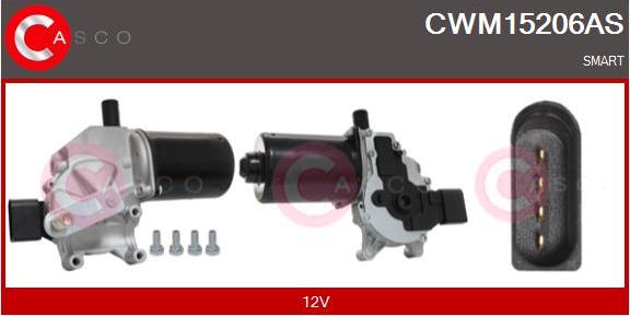 Casco CWM15206AS - Двигун склоочисника autocars.com.ua