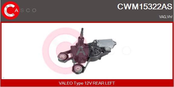 Casco CWM15322AS - Двигун склоочисника autocars.com.ua