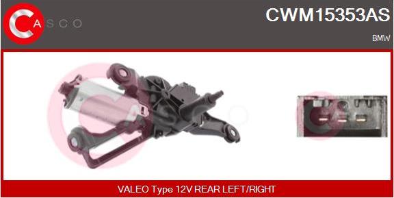 Casco CWM15353AS - Двигун склоочисника autocars.com.ua