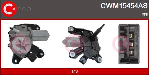 Casco CWM15454AS - Двигун склоочисника autocars.com.ua