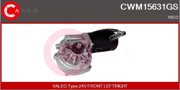 Casco CWM15631GS - Двигун склоочисника autocars.com.ua