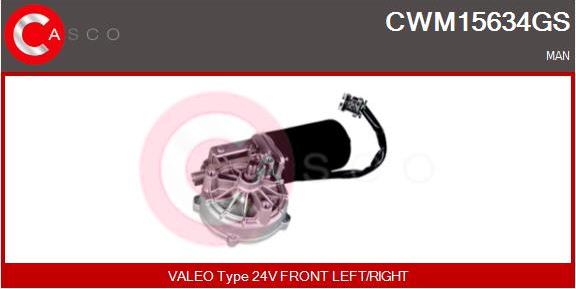 Casco CWM15634GS - Двигатель стеклоочистителя autodnr.net