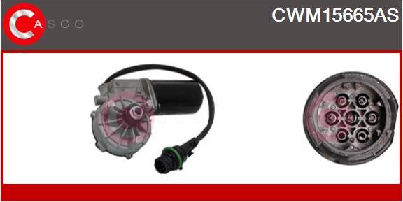 Casco CWM15665AS - Двигатель стеклоочистителя autodnr.net