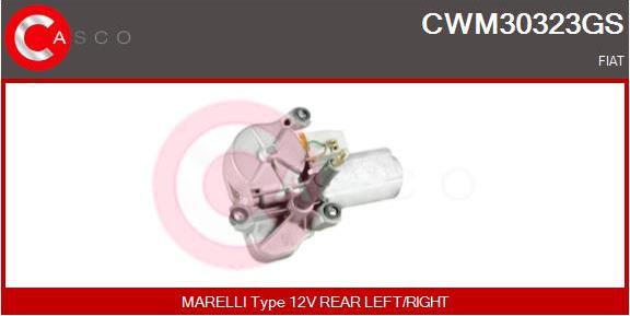 Casco CWM30323GS - Двигун склоочисника autocars.com.ua