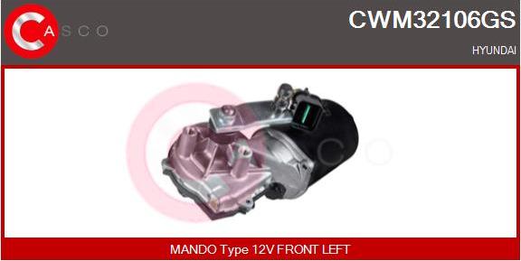 Casco CWM32106GS - Двигатель стеклоочистителя avtokuzovplus.com.ua