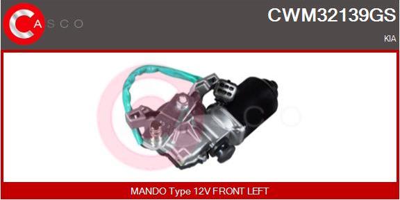 Casco CWM32139GS - Двигун склоочисника autocars.com.ua