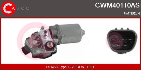 Casco CWM40110AS - Двигатель стеклоочистителя avtokuzovplus.com.ua