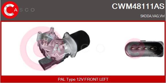 Casco CWM48111AS - Двигатель стеклоочистителя autodnr.net