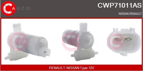 Casco CWP71011AS - Водяний насос, система очищення вікон autocars.com.ua