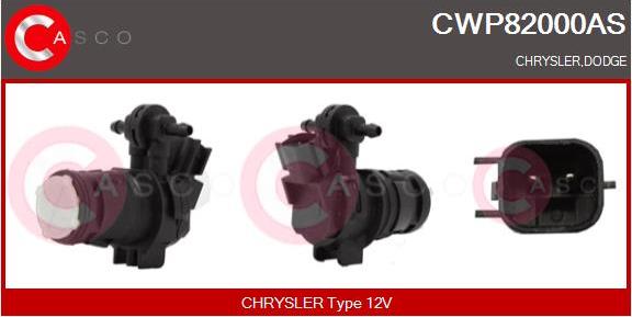 Casco CWP82000AS - Водяной насос, система очистки окон avtokuzovplus.com.ua