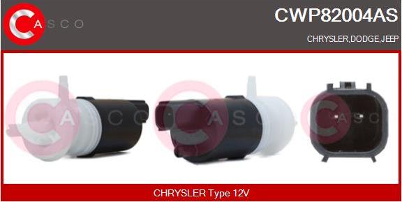 Casco CWP82004AS - Водяний насос, система очищення вікон autocars.com.ua
