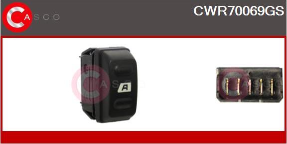 Casco CWR70069GS - Вимикач, стеклолод'емнік autocars.com.ua