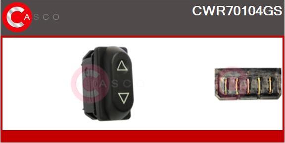 Casco CWR70104GS - Выключатель, стеклоподъемник avtokuzovplus.com.ua