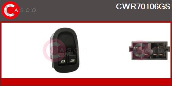 Casco CWR70106GS - Выключатель, стеклоподъемник avtokuzovplus.com.ua