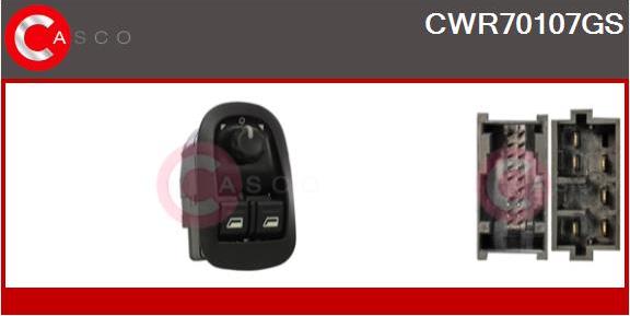 Casco CWR70107GS - Выключатель, стеклоподъемник avtokuzovplus.com.ua