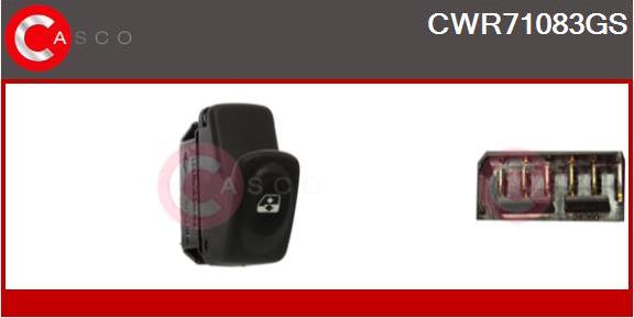 Casco CWR71083GS - Вимикач, стеклолод'емнік autocars.com.ua