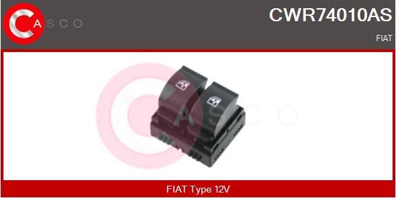 Casco CWR74010AS - Вимикач, стеклолод'емнік autocars.com.ua