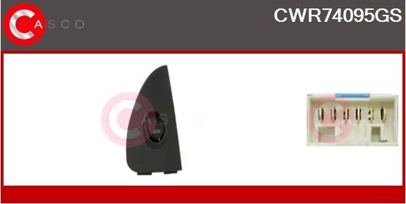 Casco CWR74095GS - Вимикач, стеклолод'емнік autocars.com.ua