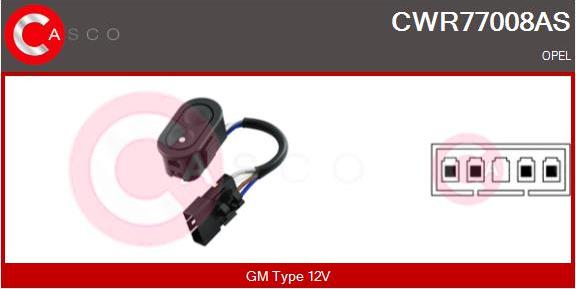 Casco CWR77008AS - Вимикач, стеклолод'емнік autocars.com.ua