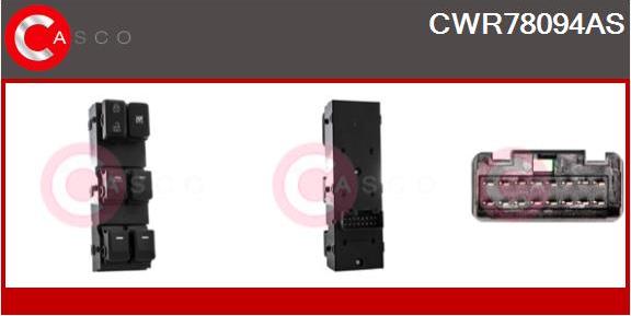 Casco CWR78094AS - Выключатель, стеклоподъемник autodnr.net