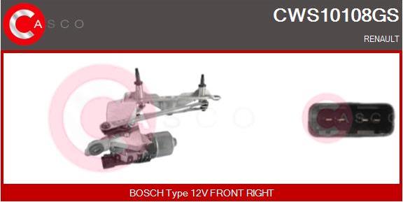 Casco CWS10108GS - Система очищення вікон autocars.com.ua