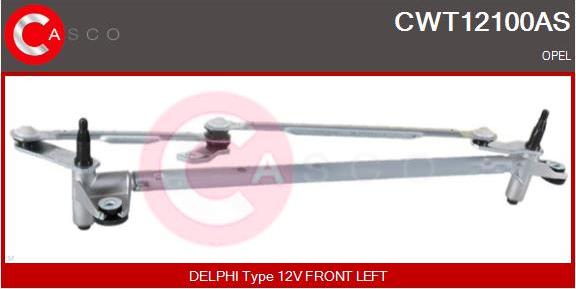 Casco CWT12100AS - Система тяг и рычагов привода стеклоочистителя avtokuzovplus.com.ua