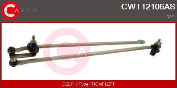 Casco CWT12106AS - Система тяг і важелів приводу склоочисника autocars.com.ua