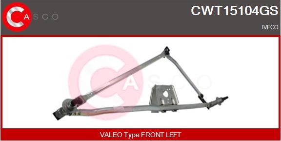 Casco CWT15104GS - Система тяг і важелів приводу склоочисника autocars.com.ua