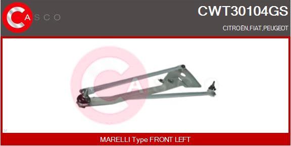 Casco CWT30104GS - Система тяг і важелів приводу склоочисника autocars.com.ua