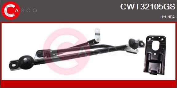 Casco CWT32105GS - Система тяг и рычагов привода стеклоочистителя avtokuzovplus.com.ua