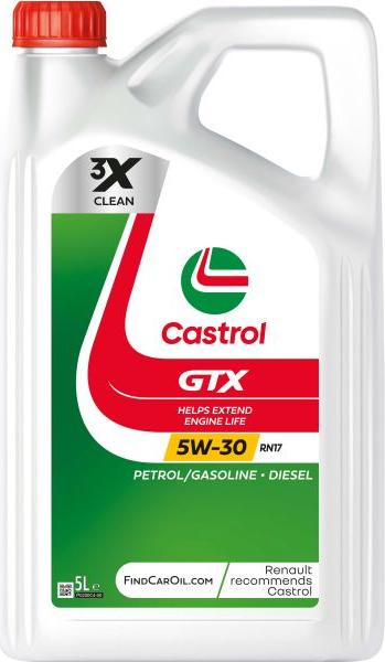 Castrol GTX 5W30 RN17 5L - Моторное масло autodnr.net
